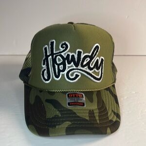 “Howdy” Camo Trucker Hat